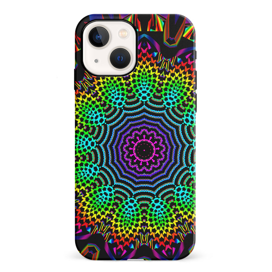 iPhone 13 Tricktronix - Fractal Sun Phone Case