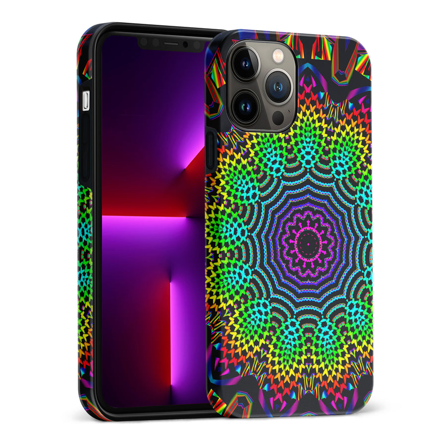 iPhone 13 Pro Max Tricktronix - Fractal Sun Phone Case