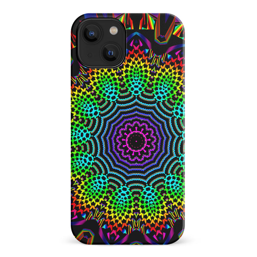 iPhone 14 Tricktronix - Fractal Sun Phone Case