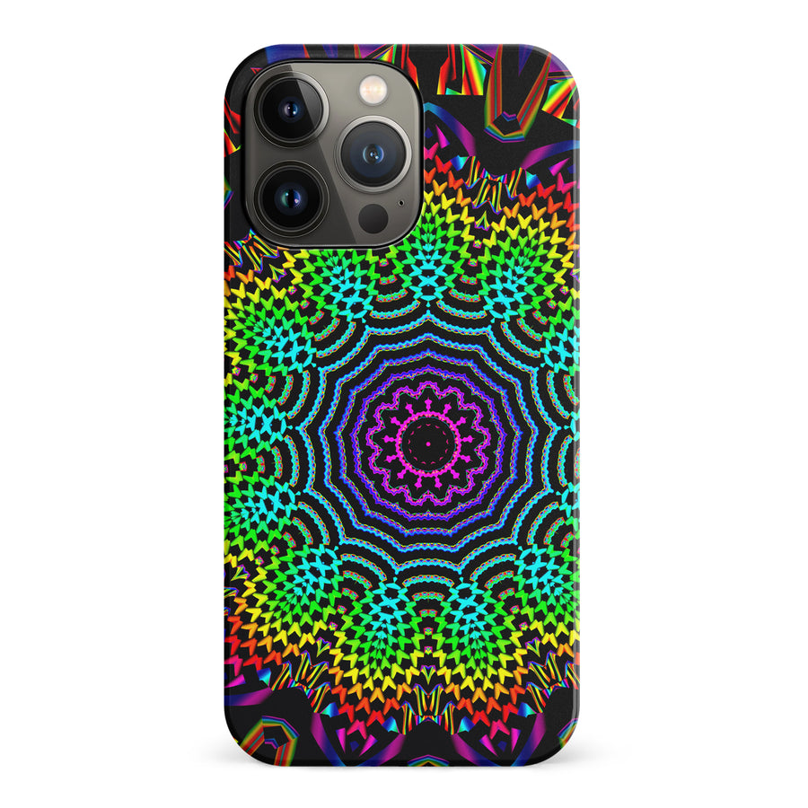 iPhone 14 Pro Tricktronix - Fractal Sun Phone Case