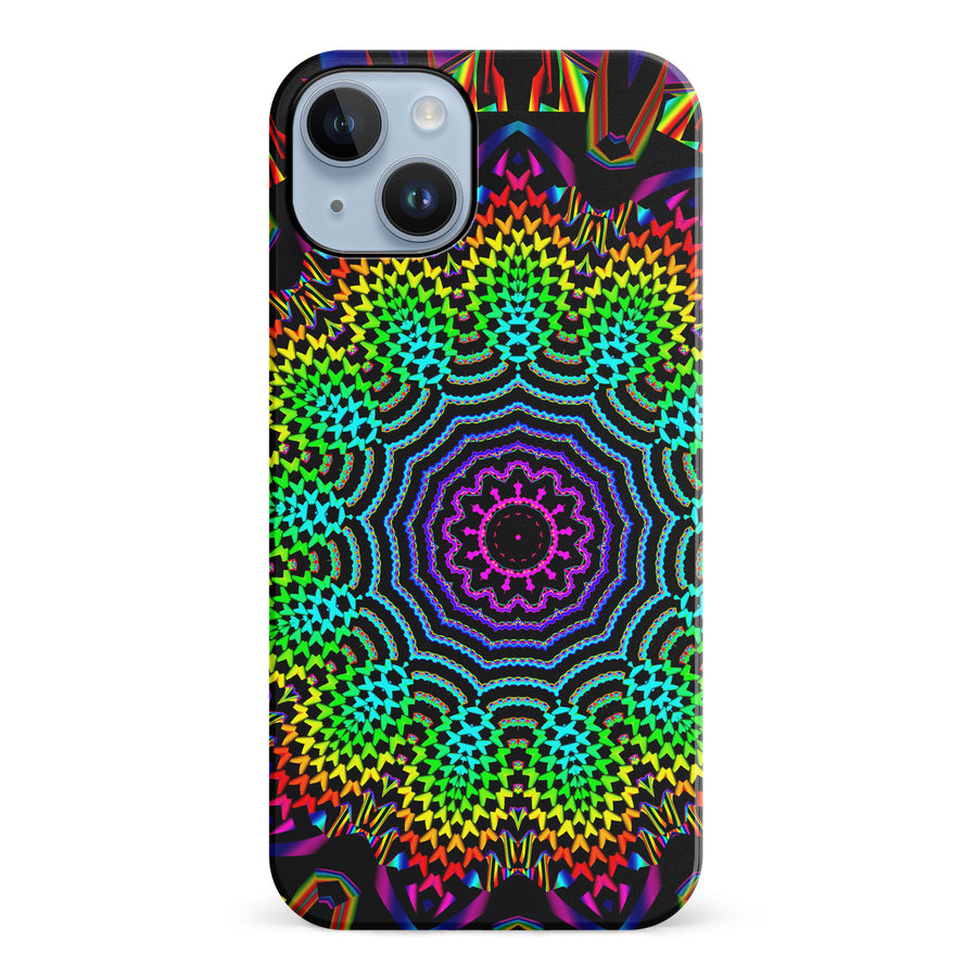 iPhone 14 Plus Tricktronix - Fractal Sun Phone Case