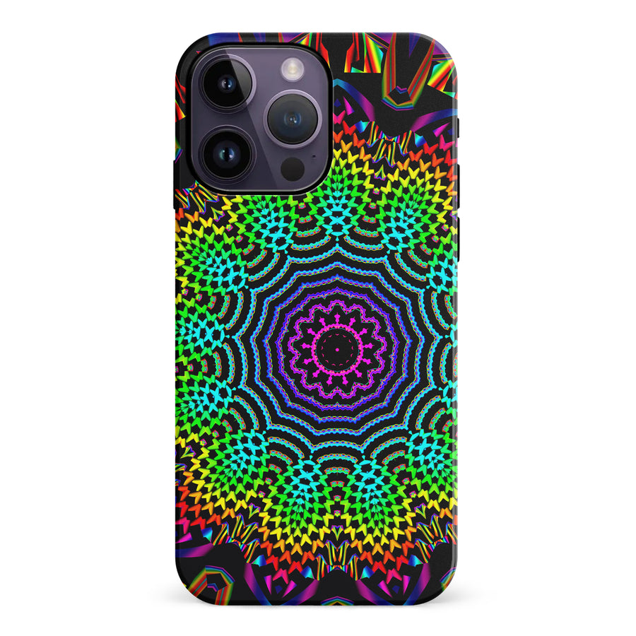 iPhone 14 Pro Max Tricktronix - Fractal Sun Phone Case