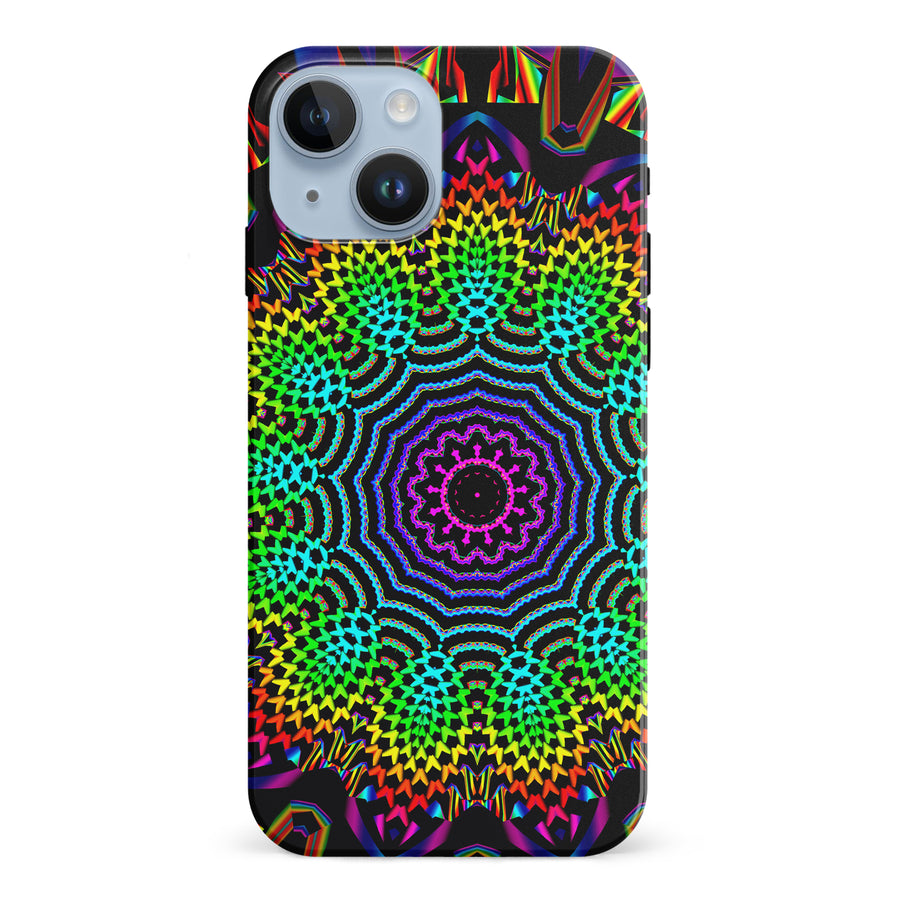 iPhone 15 Tricktronix - Fractal Sun Phone Case