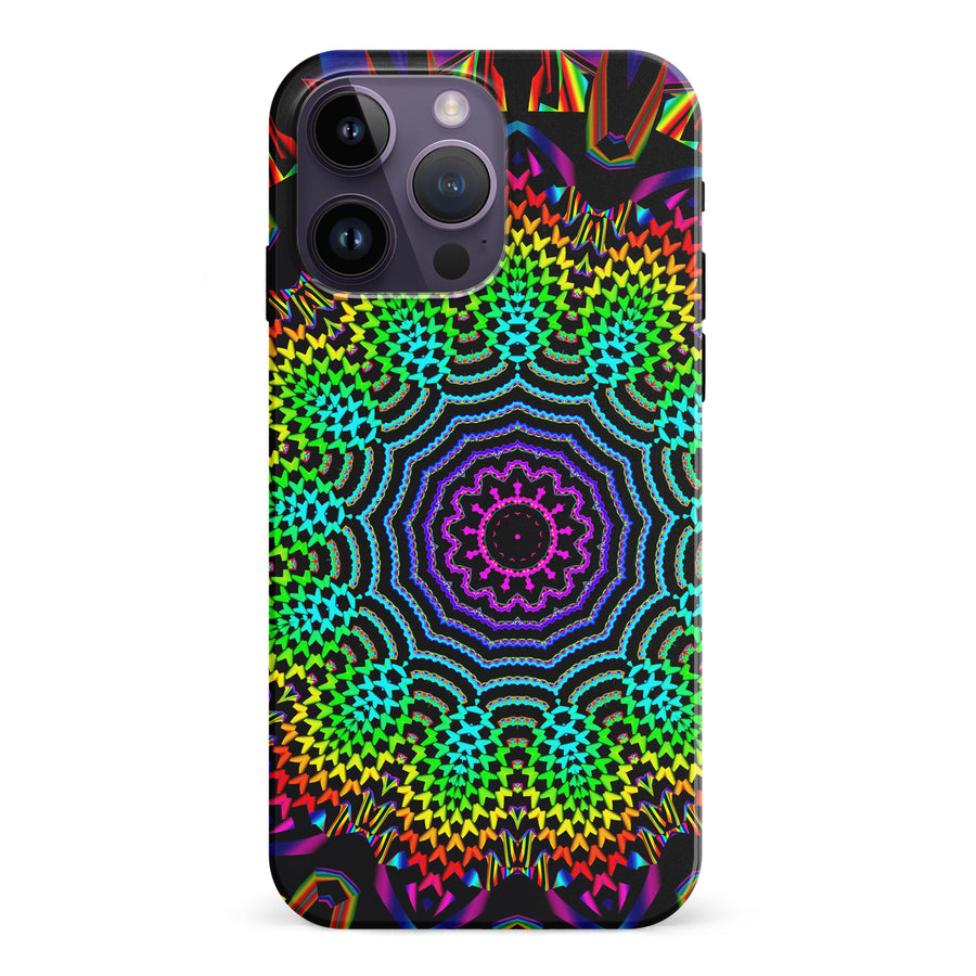 iPhone 15 Pro Tricktronix - Fractal Sun Phone Case