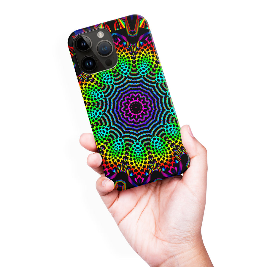 iPhone 15 Pro Max Tricktronix - Fractal Sun Phone Case