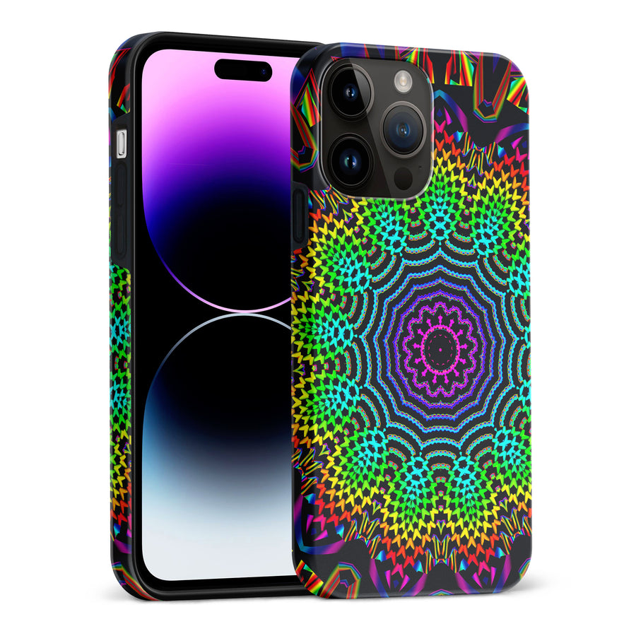 iPhone 15 Pro Max Tricktronix - Fractal Sun Phone Case