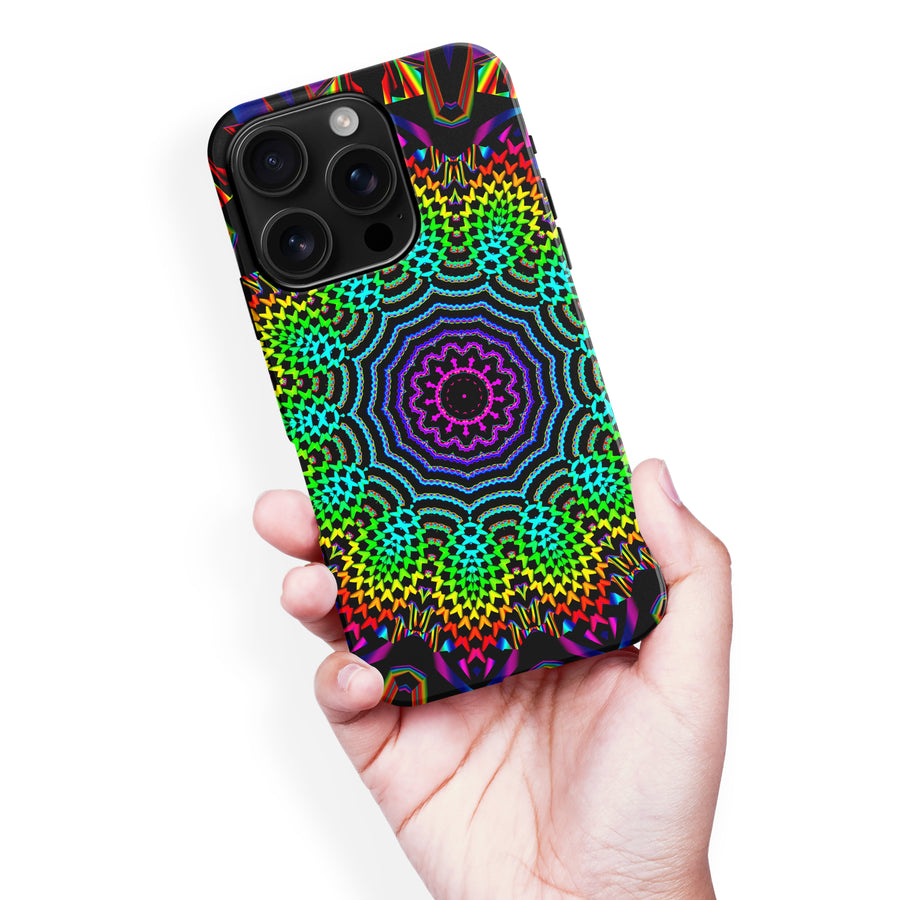 iPhone 16 Pro Max Tricktronix - Fractal Sun Phone Case