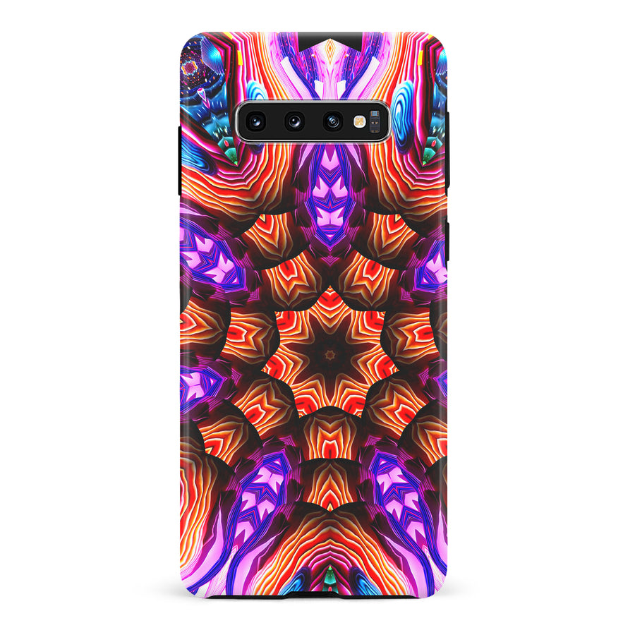 Samsung Galaxy S10 Tricktronix - Fractal Wars Phone Case