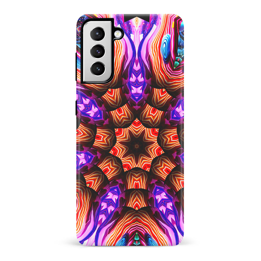 Samsung Galaxy S21 Tricktronix - Fractal Wars Phone Case