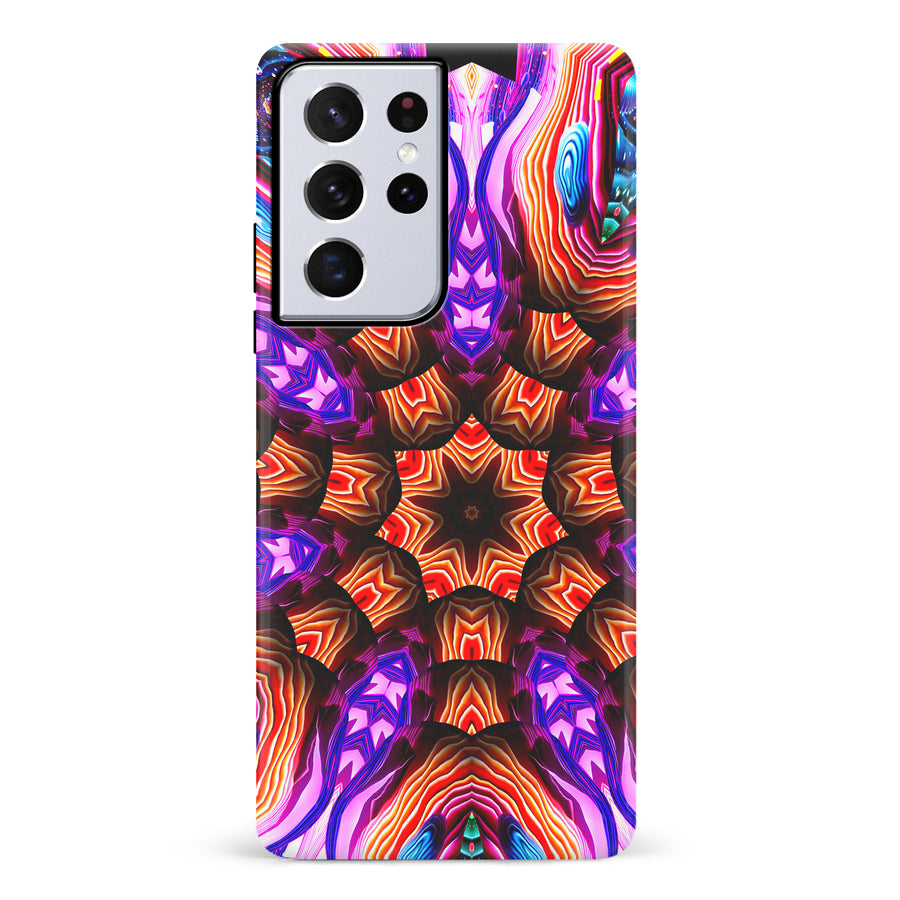 Samsung Galaxy S21 Ultra Tricktronix - Fractal Wars Phone Case