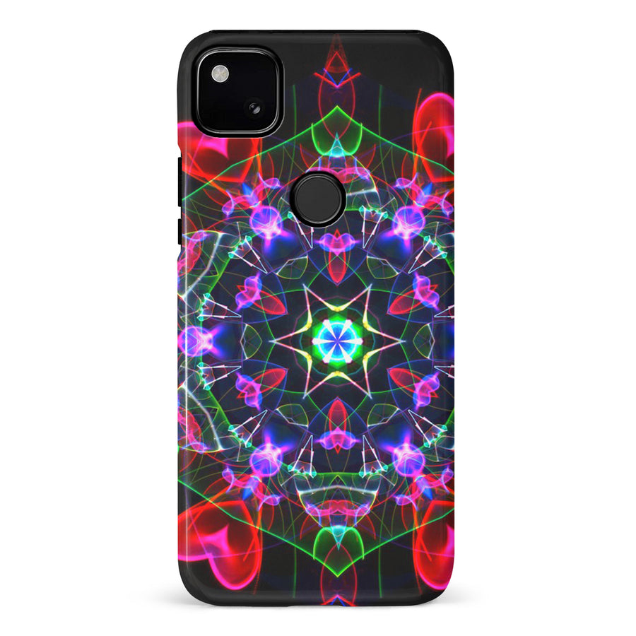 Google Pixel 4A Tricktronix - Spiral Hearts Phone Case