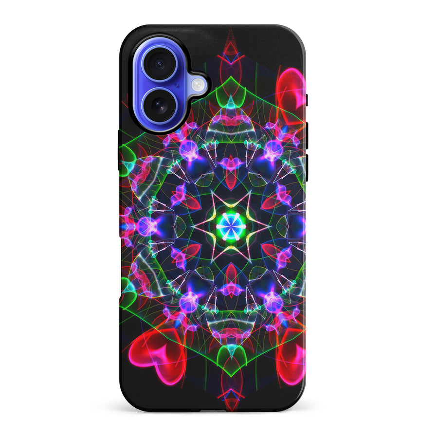 iPhone 16 Plus Tricktronix - Spiral Hearts Phone Case