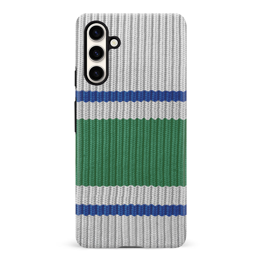 Samsung Galaxy S23 FE Hockey Sock Phone Case - Vancouver Canucks Away