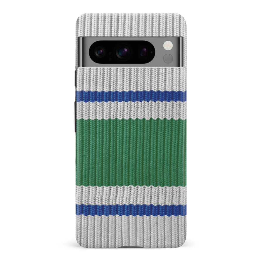 Google Pixel 8 Pro Hockey Sock Phone Case - Vancouver Canucks Away