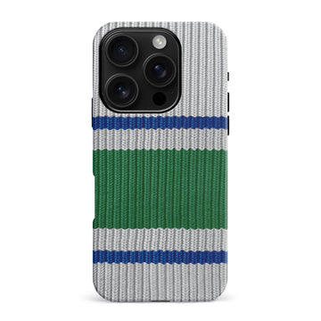 iPhone 16 Pro Max Hockey Sock Phone Case - Vancouver Canucks Away