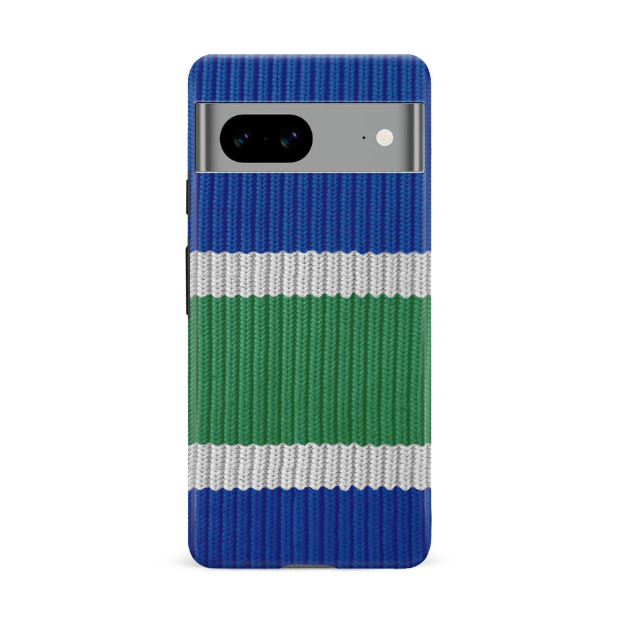 Google Pixel 8A Hockey Sock Phone Case - Vancouver Canucks Home