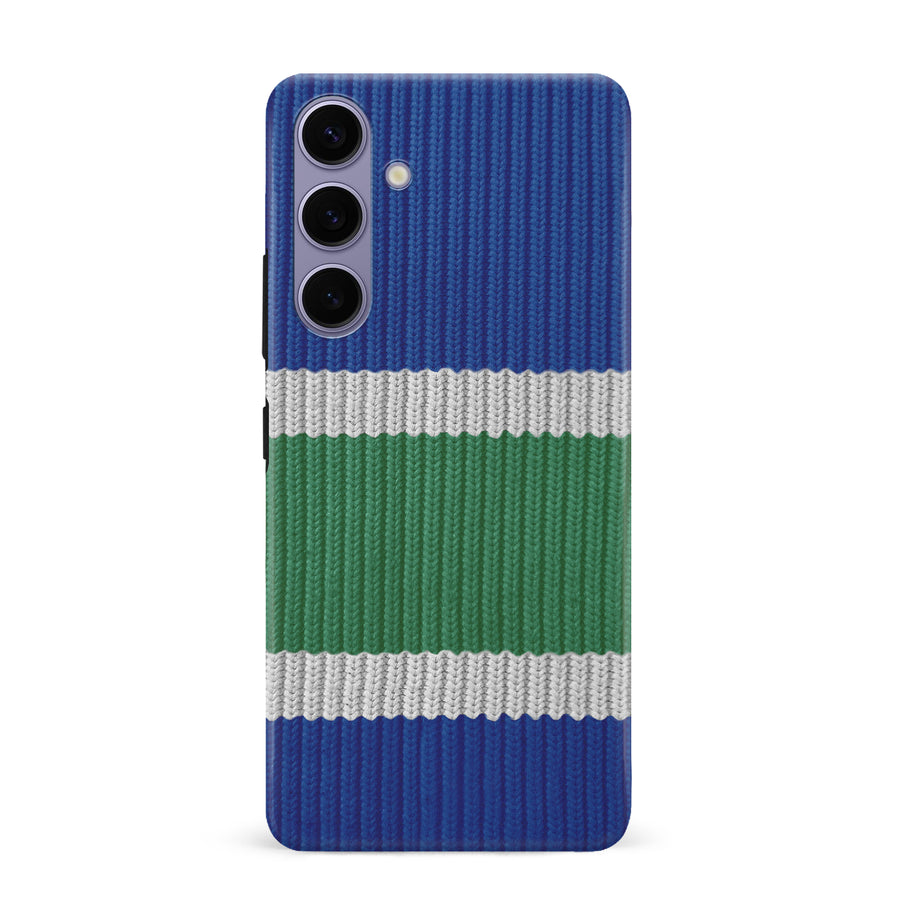 Samsung Galaxy S24 Plus Hockey Sock Phone Case - Vancouver Canucks Home