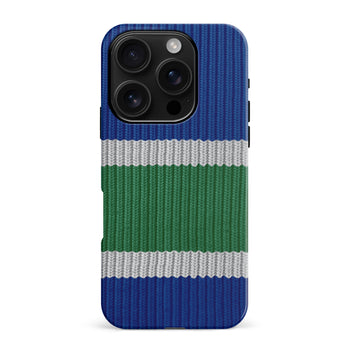 iPhone 16 Pro Max Hockey Sock Phone Case - Vancouver Canucks Home