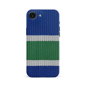 iPhone 16e Hockey Sock Phone Case Vancouver Canucks Home