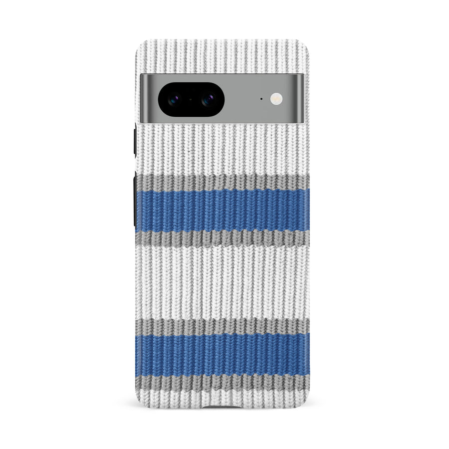 Google Pixel 8A Hockey Sock Phone Case - Winnipeg Jets Away