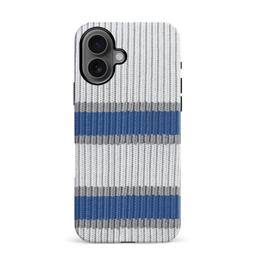 iPhone 16 Hockey Sock Phone Case - Winnipeg Jets Away