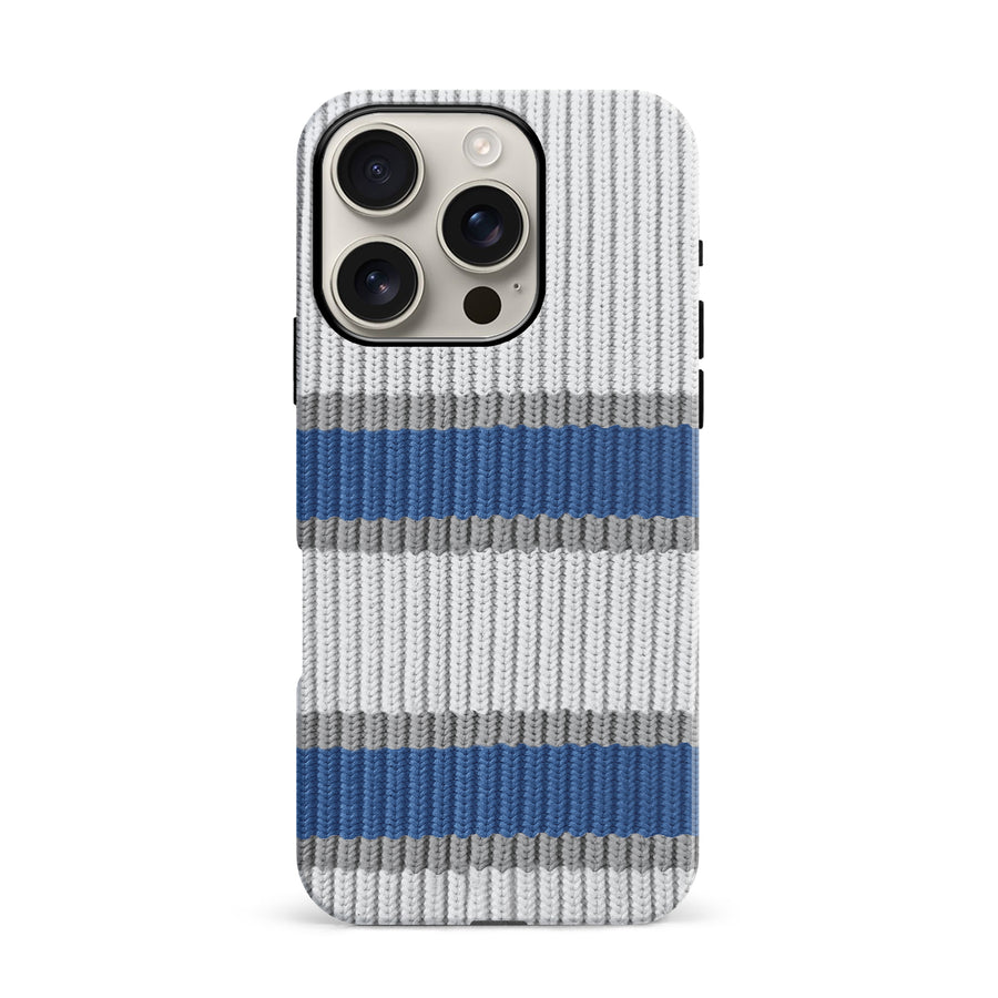 iPhone 16 Pro Hockey Sock Phone Case - Winnipeg Jets Away