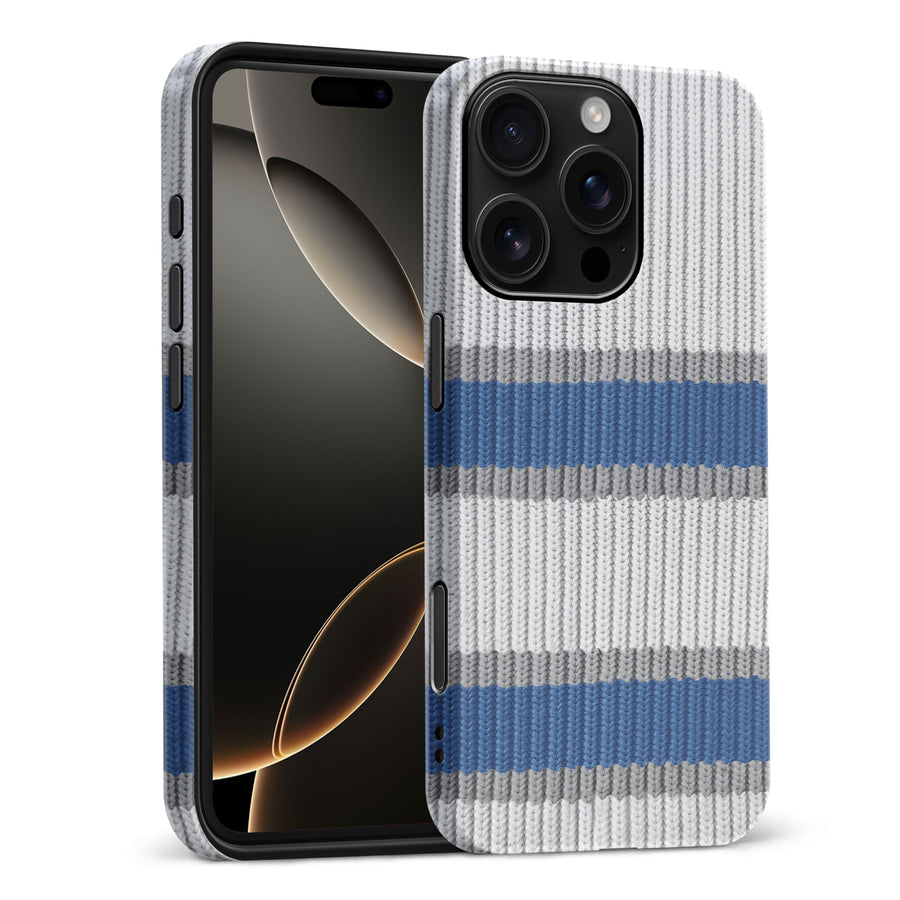 iPhone 16 Pro Max Hockey Sock Phone Case - Winnipeg Jets Away