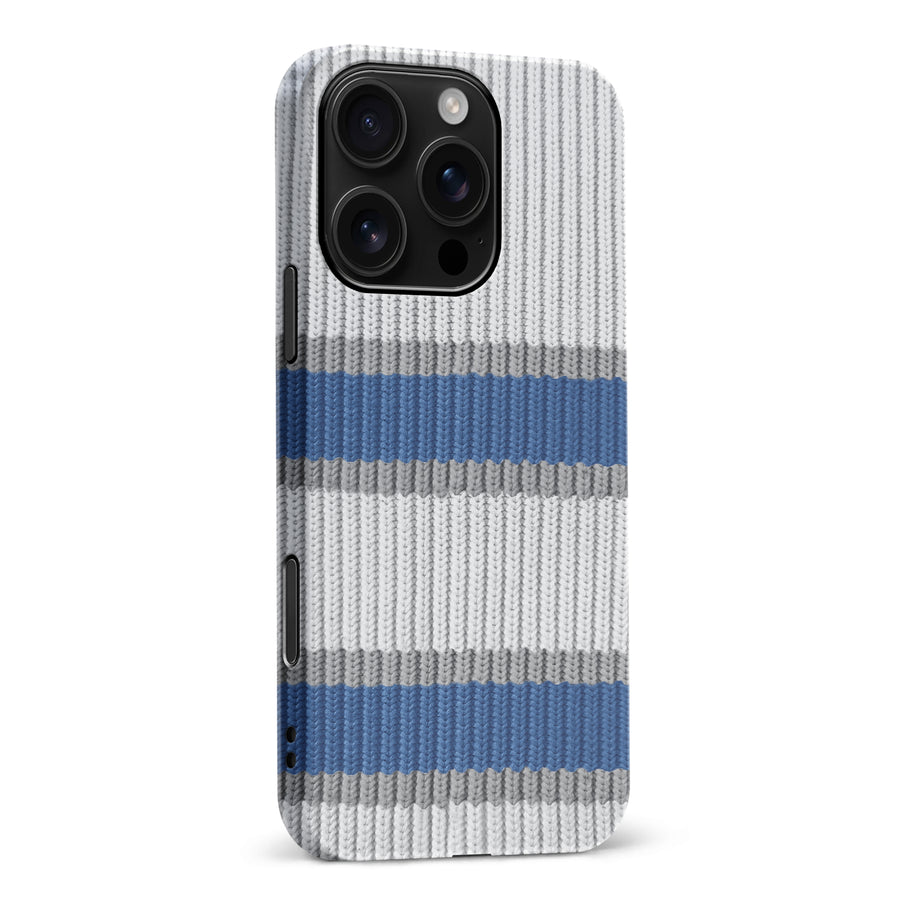 iPhone 16 Pro Max Hockey Sock Phone Case - Winnipeg Jets Away