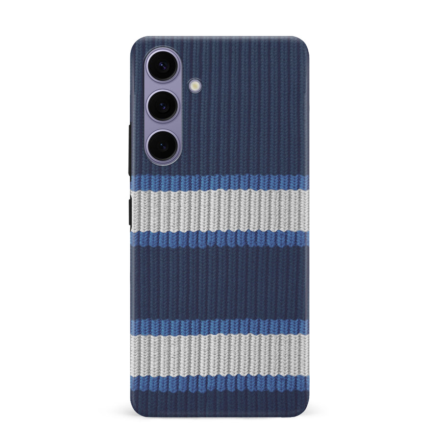 Samsung Galaxy S24 Plus Hockey Sock Phone Case - Winnipeg Jets Home