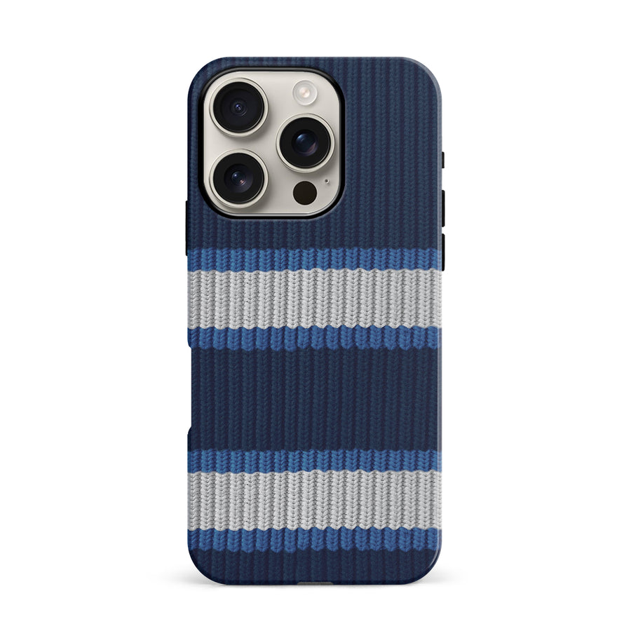 iPhone 16 Pro Hockey Sock Phone Case - Winnipeg Jets Home