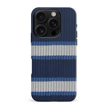 iPhone 16 Pro Max Hockey Sock Phone Case - Winnipeg Jets Home