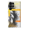 Yellow Cosmic Swirl Abstract Phone Case