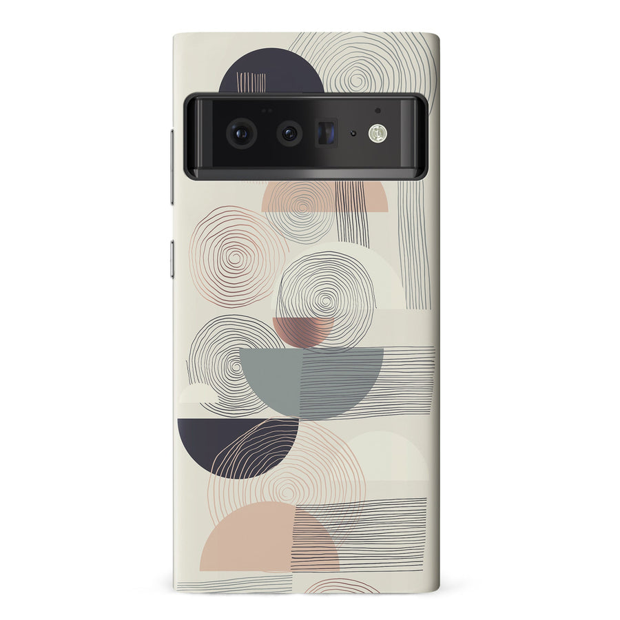 Artistic Circles & Lines Abstract Phone Case