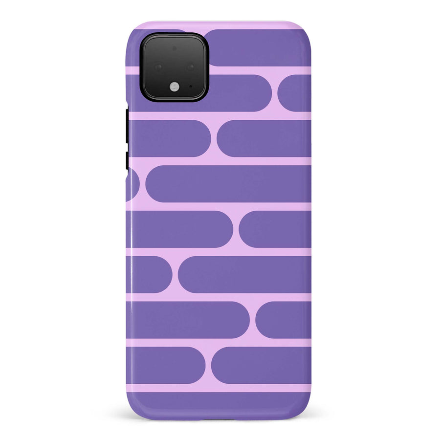 Google Pixel 4 Capsules Phone Case in Purple
