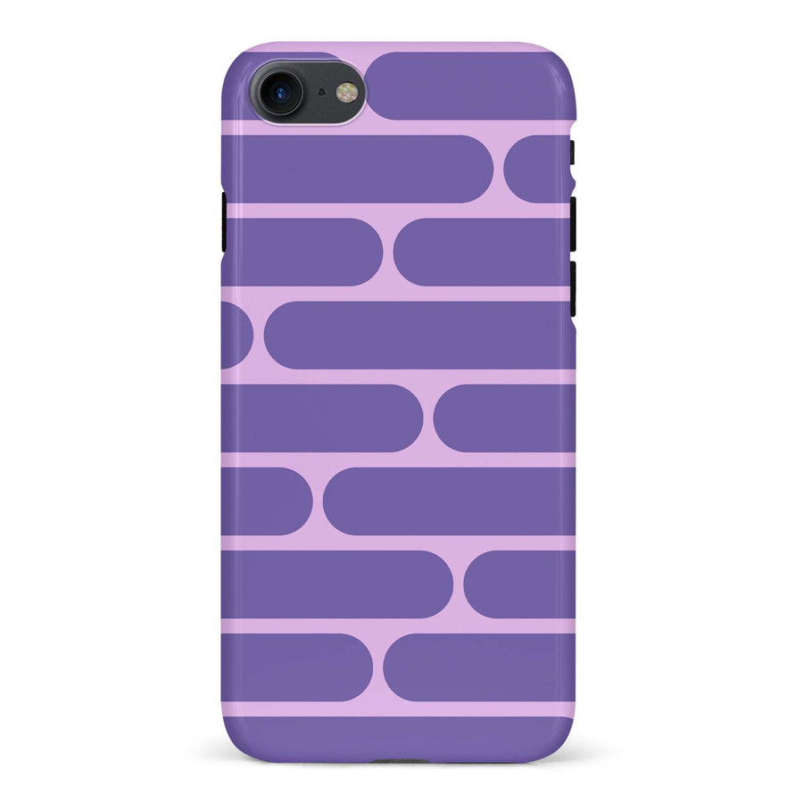 iPhone 7/8/SE Capsules Phone Case in Purple