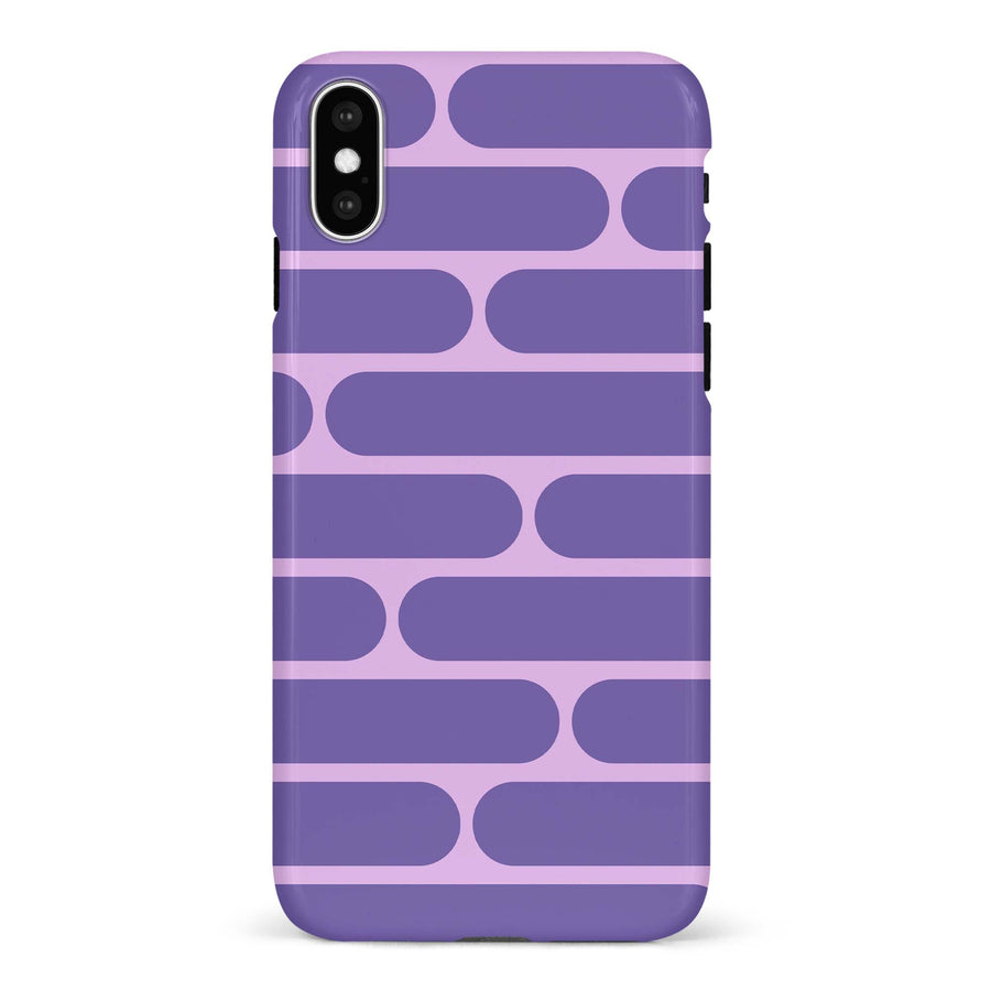 iPhone X/XS Capsules Phone Case in Purple