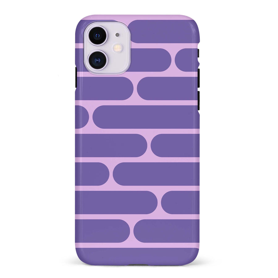 iPhone 11 Capsules Phone Case in Purple