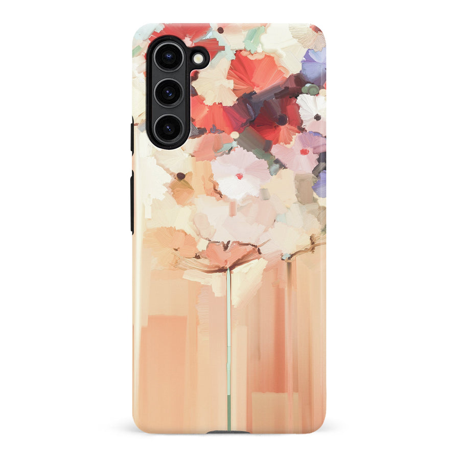 Samsung Galaxy S23 Plus Dreamy Painted Flowers Phone Case