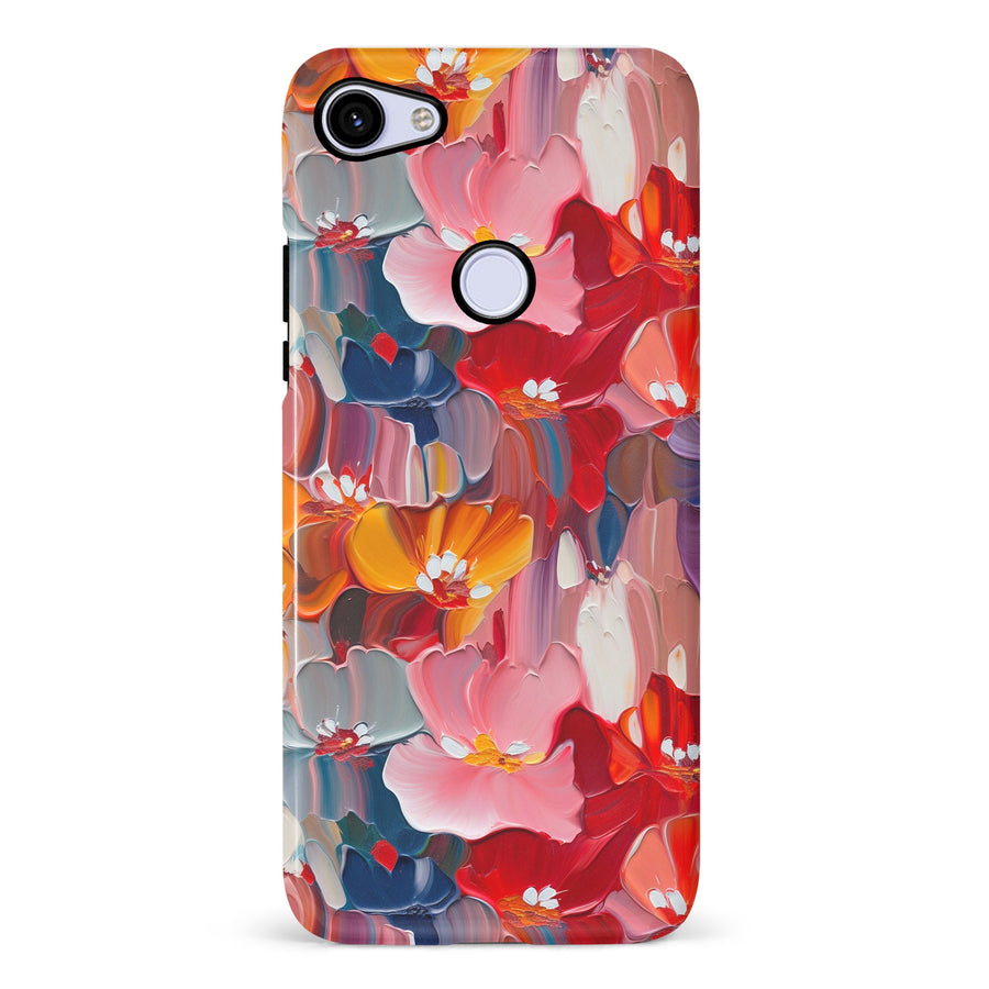 Google Pixel 3A Mirage Painted Flowers Phone Case