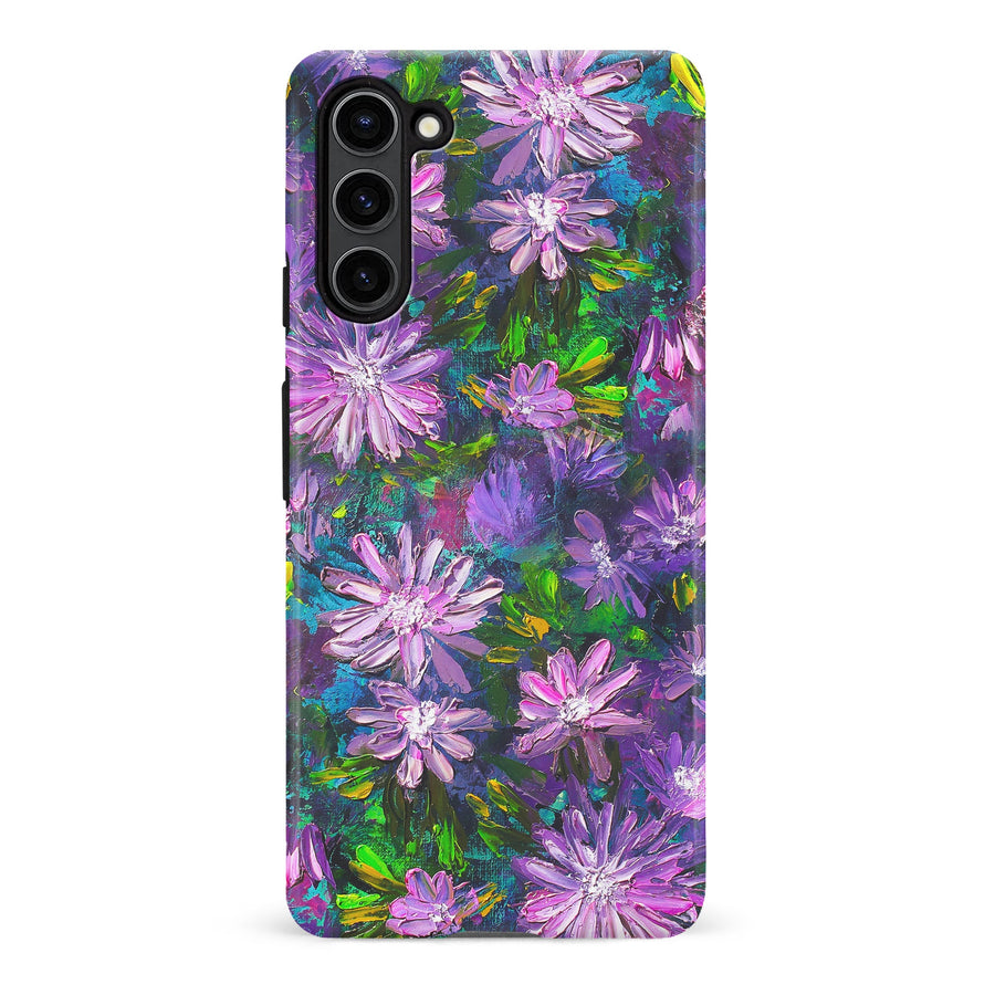 Samsung Galaxy S23 Plus Kaleidoscope Painted Flowers Phone Case