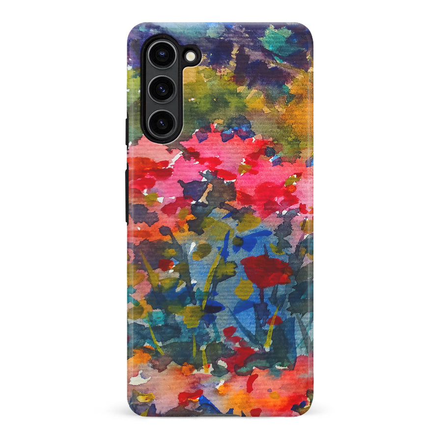 Samsung Galaxy S23 Plus Painted Wildflowers Phone Case