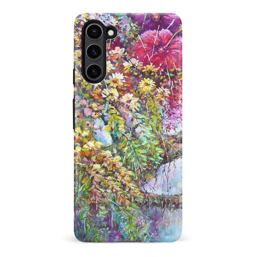 Samsung Galaxy S23 Plus Mystical Painted Flowerbed Phone Case