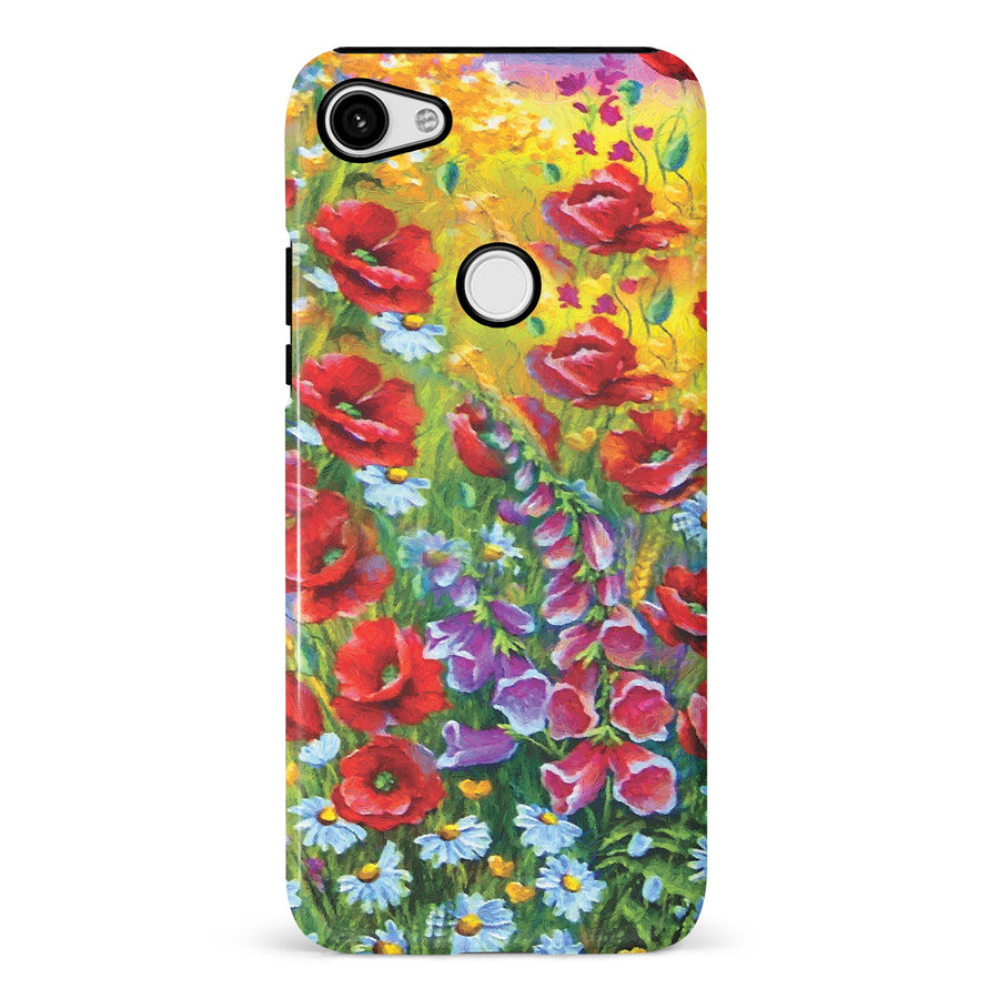 Google Pixel 3 XL Botanicals Painted Flowers Phone Case