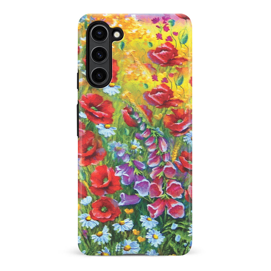 Samsung Galaxy S23 Plus Lily Dreams Painted Flowers Phone Case