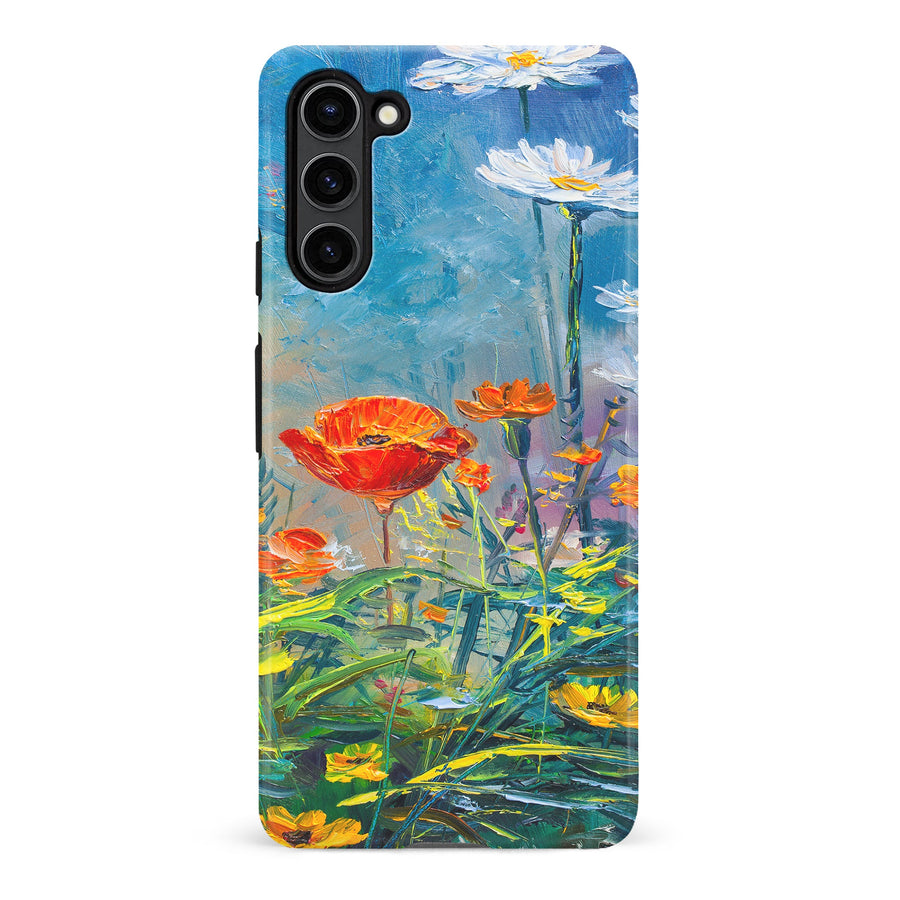 Samsung Galaxy S23 Plus Painted Tulip Trail Phone Case