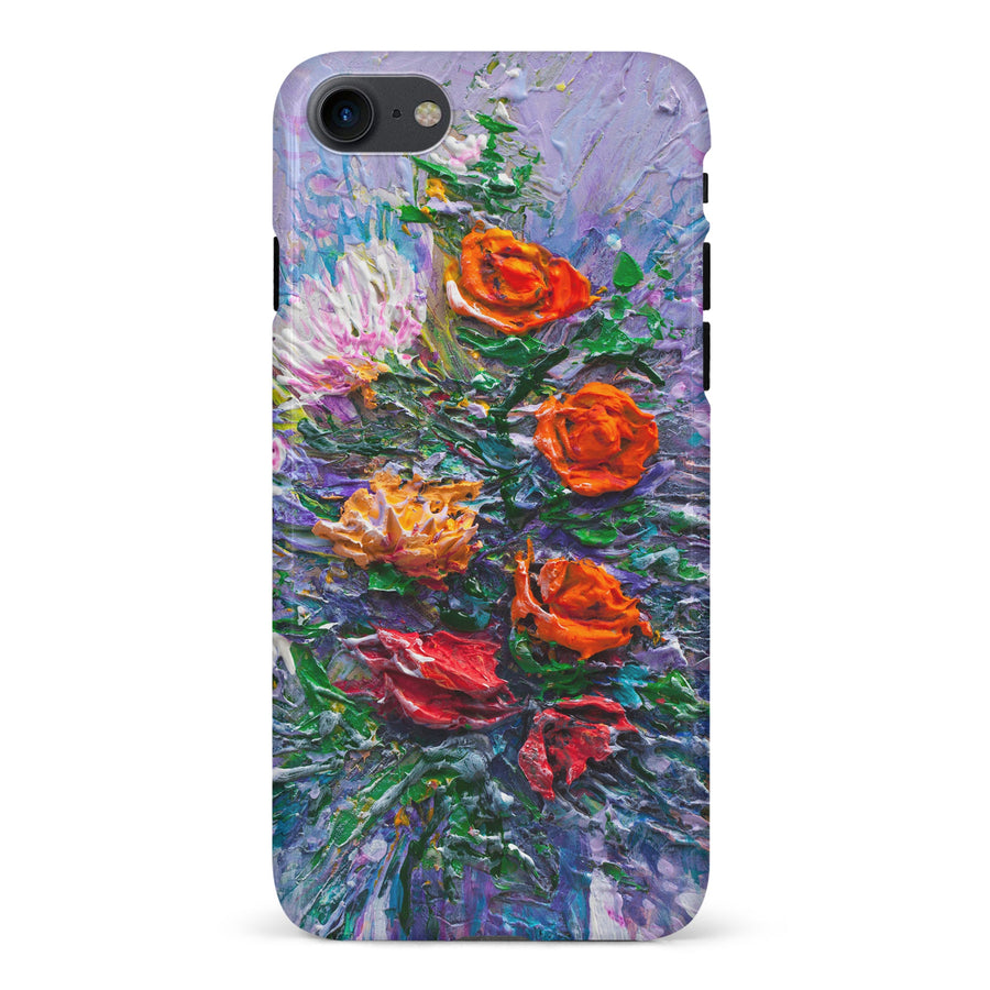 iPhone 7/8/SE Rhapsody Painted Flowers Phone Case