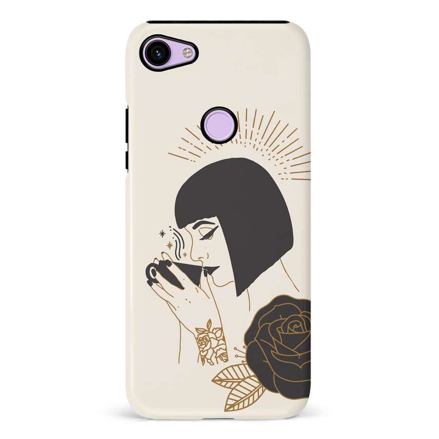 Google Pixel 3 Cleopatra's Coffee Phone Case