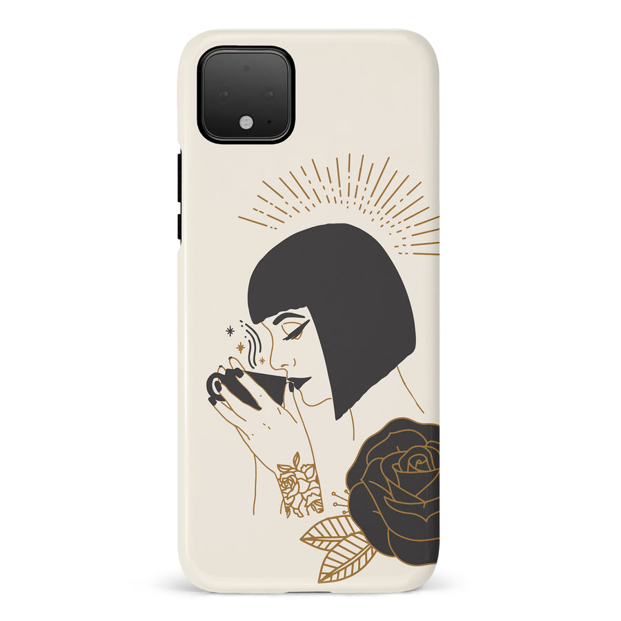 Google Pixel 4 Cleopatra's Coffee Phone Case