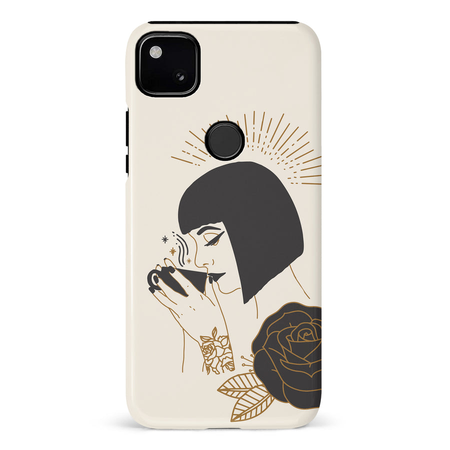 Google Pixel 4A Cleopatra's Coffee Phone Case