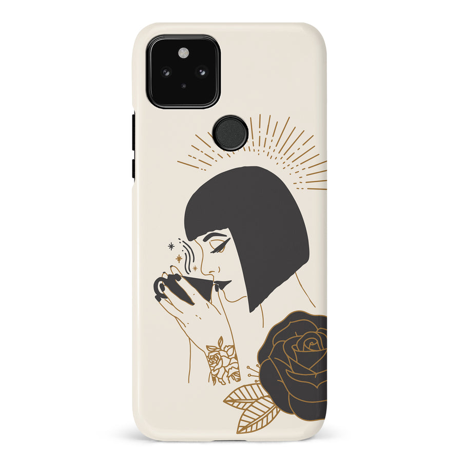 Google Pixel 5 Cleopatra's Coffee Phone Case